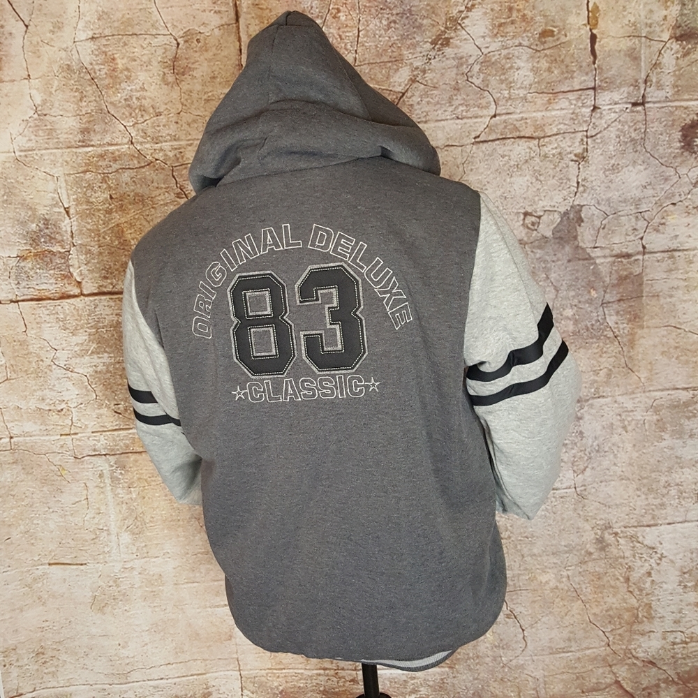 LAST ONE!! LARGE Varsity Full Zip Hoodie - Picture 4 of 9